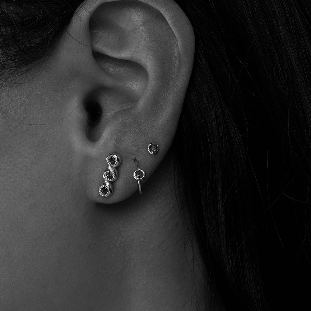 Collective Stone Stud | Silver