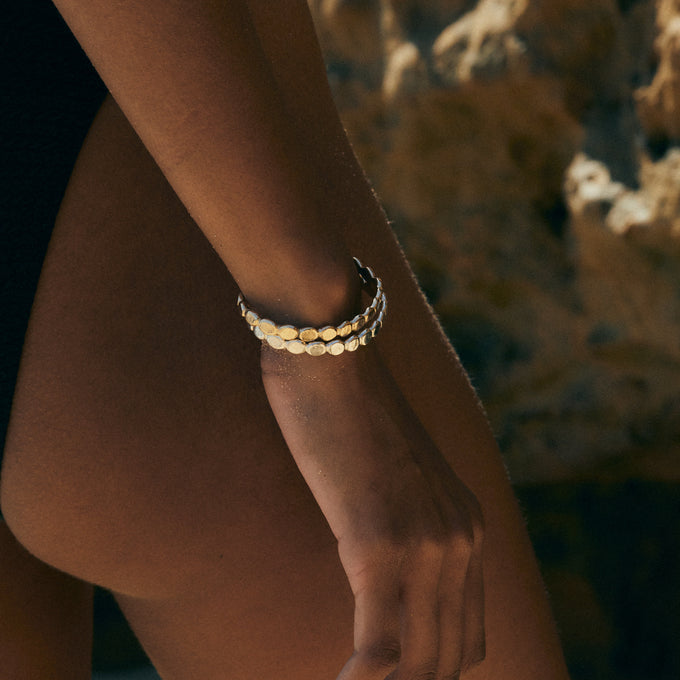 Ripple Cuff |Yellow Gold