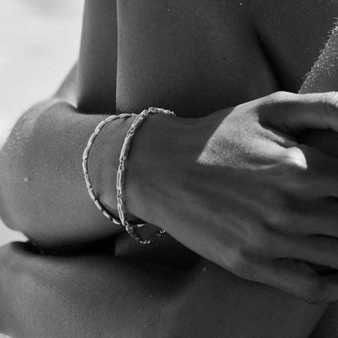 Hammered Bracelet | Yellow Gold