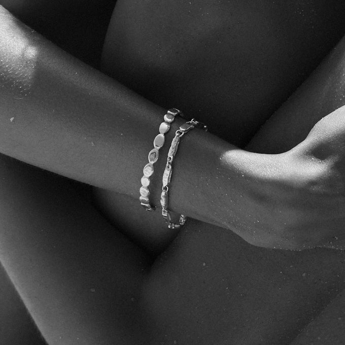 Hammered Bracelet | Yellow Gold