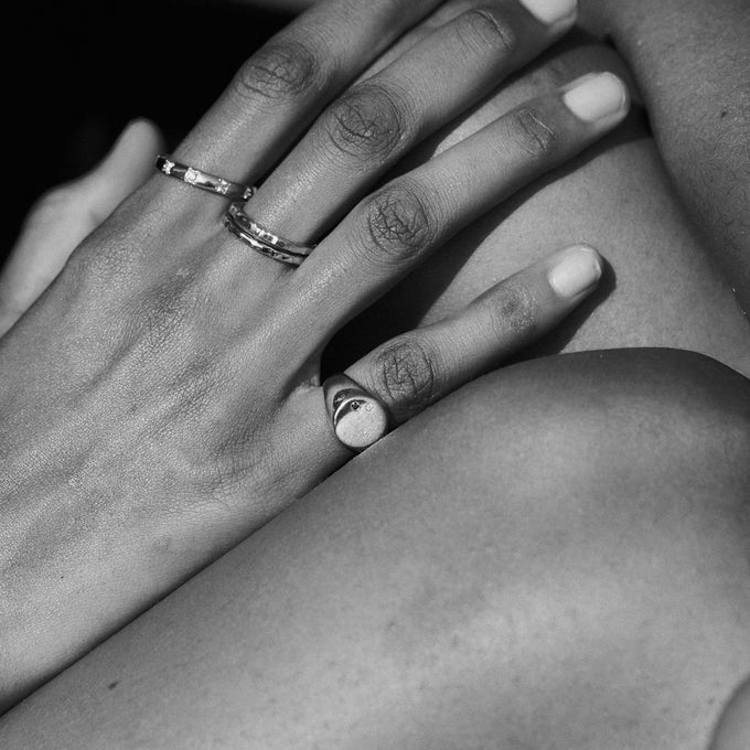 Hammered Ring | Silver