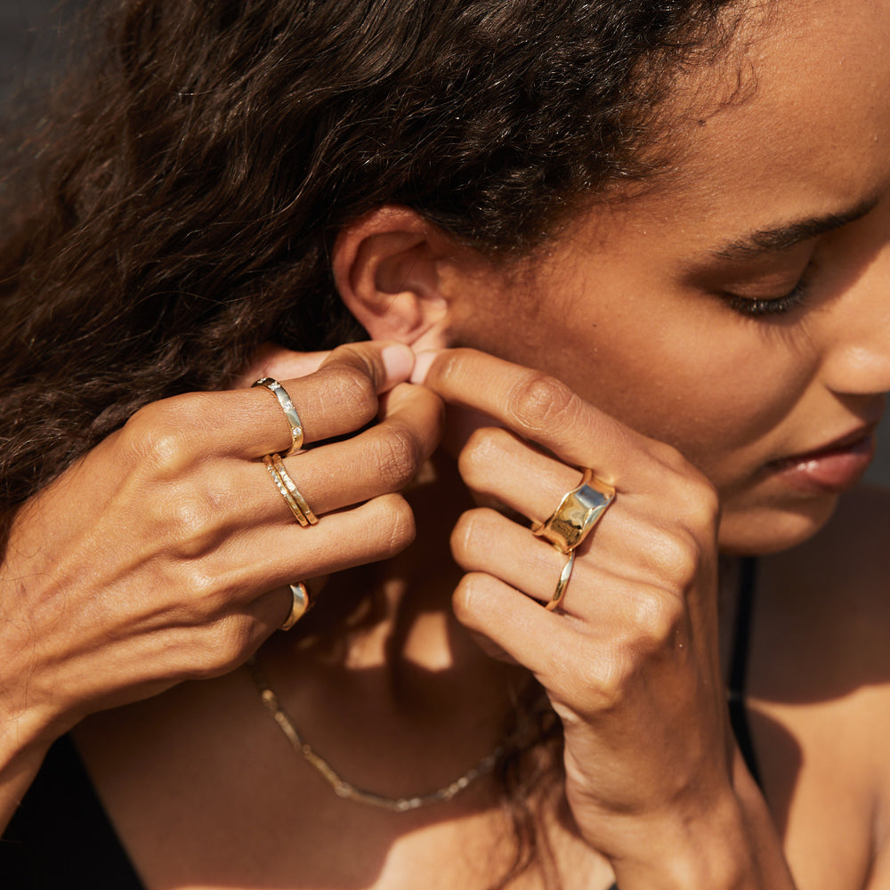 Flare Ring | Solid Gold