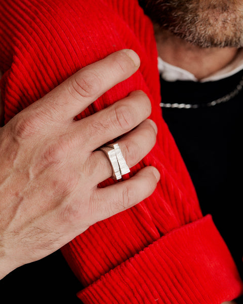 Veil Ring | Solid White Gold
