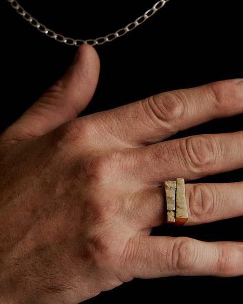 Veil Ring | Solid Yellow Gold