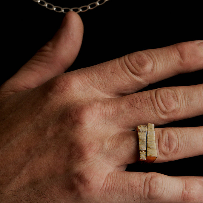 Veil Ring | Solid Yellow Gold