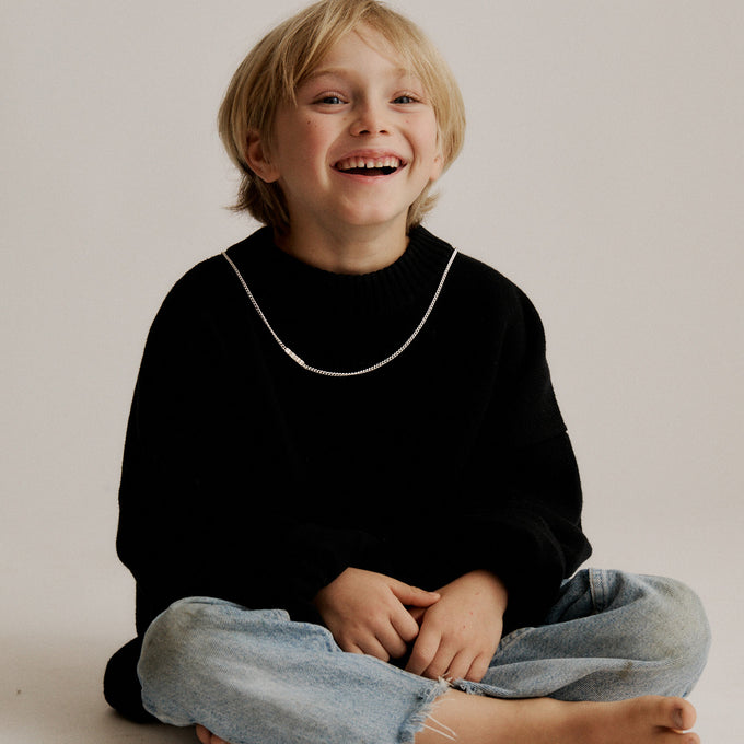 Anvil Tag Custom Necklace | Silver