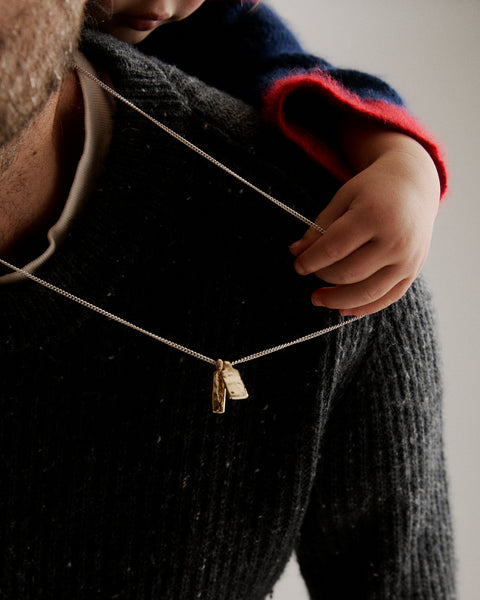 Curb Chain Necklace | Silver