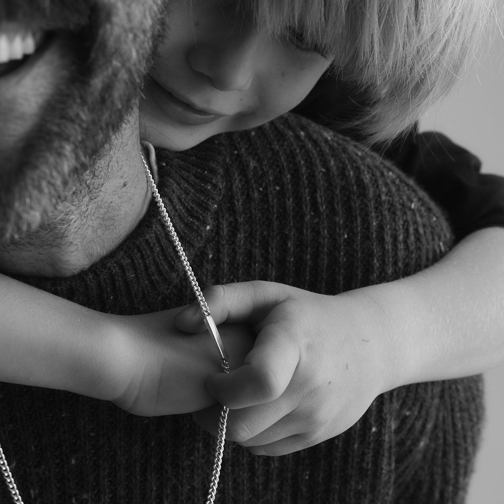 Anvil Tag Custom Necklace | Silver