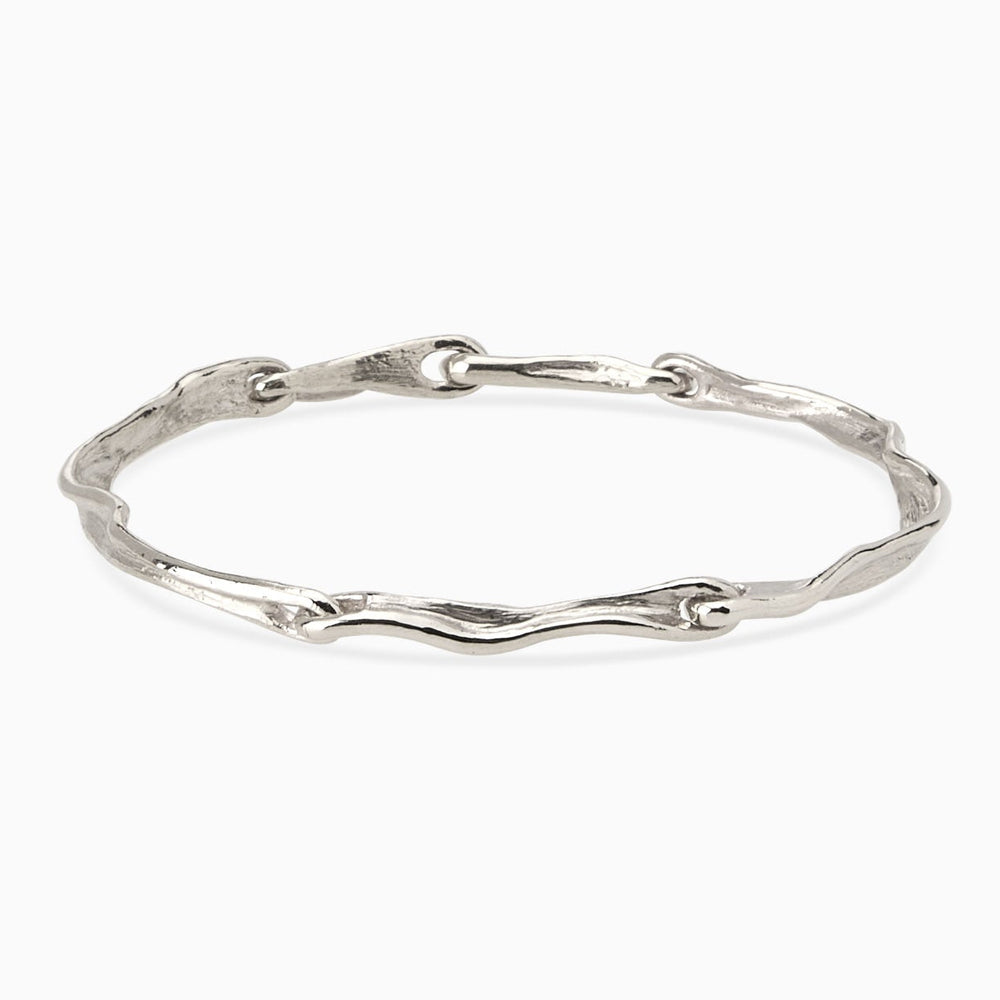 Sculpt Bracelet | Silver