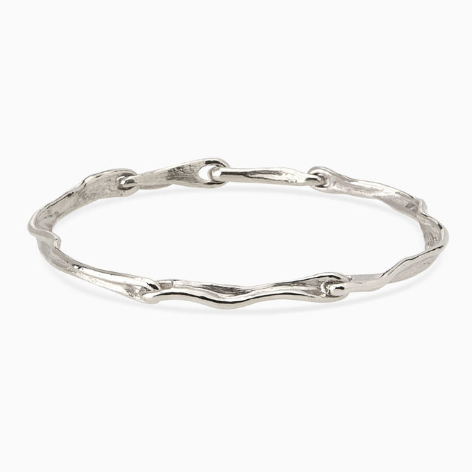Sculpt Bracelet | Silver