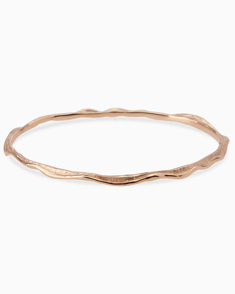 Sculpt Bangle | Rose Gold