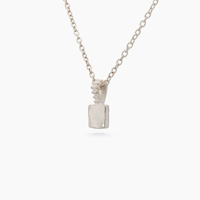 Impression™ Slate Pendant | Silver