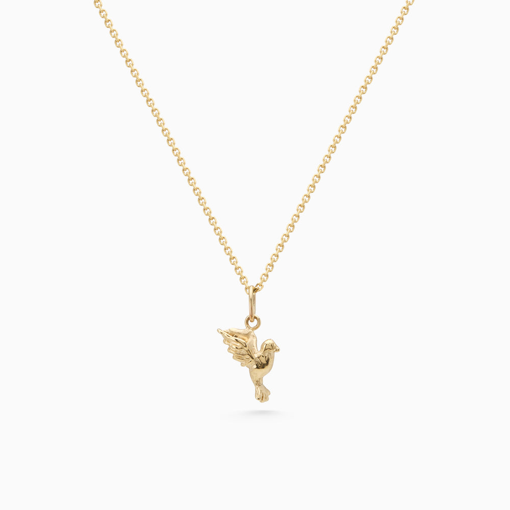 Bluebird Pendant | Yellow Gold