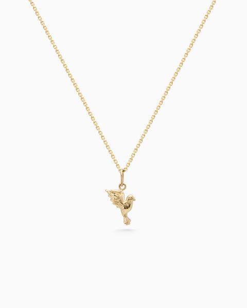 Bluebird Pendant | Yellow Gold