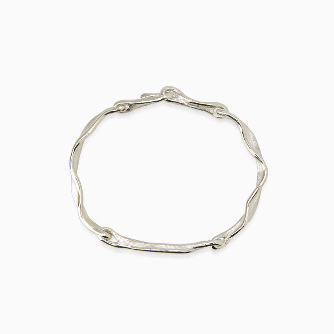Sculpt Bracelet | Silver