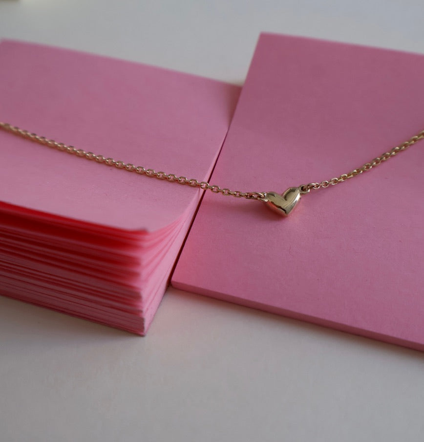 Mini Heart Bracelet | Yellow Gold