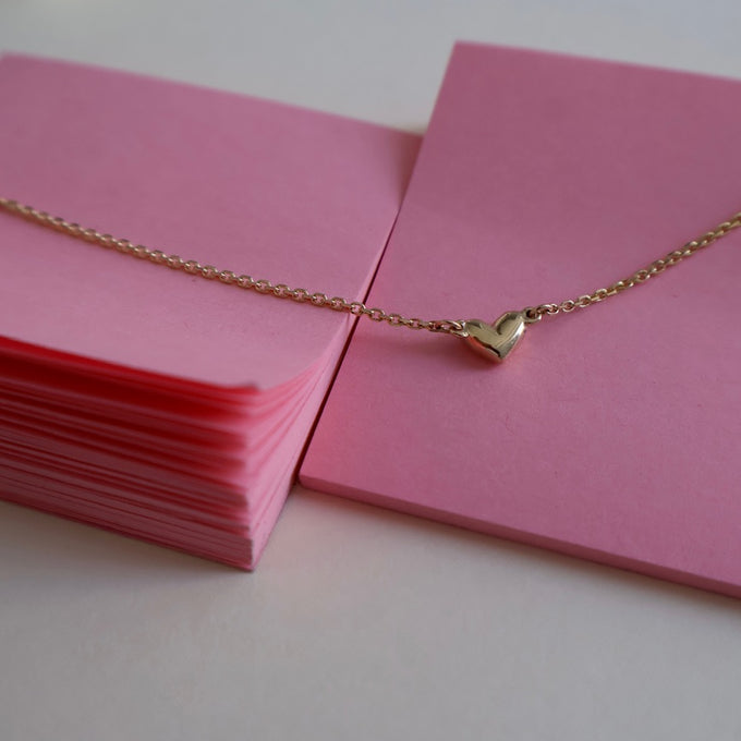 Mini Heart Bracelet | Yellow Gold