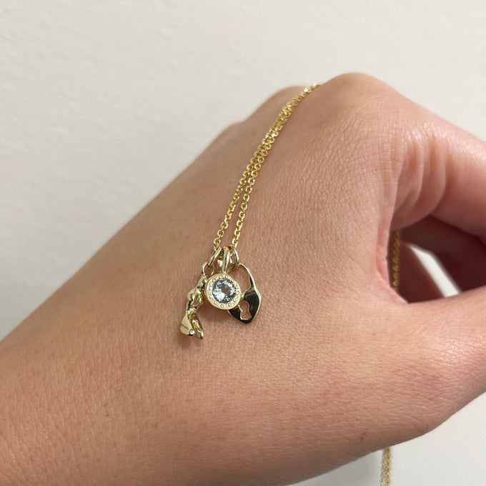 Birthstone Pendant | Gold