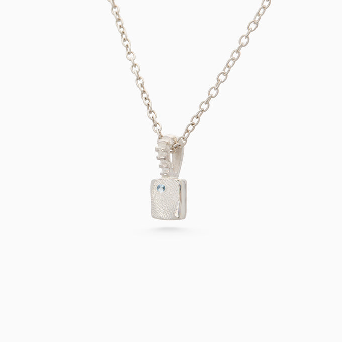Impression™ Slate Pendant | Silver