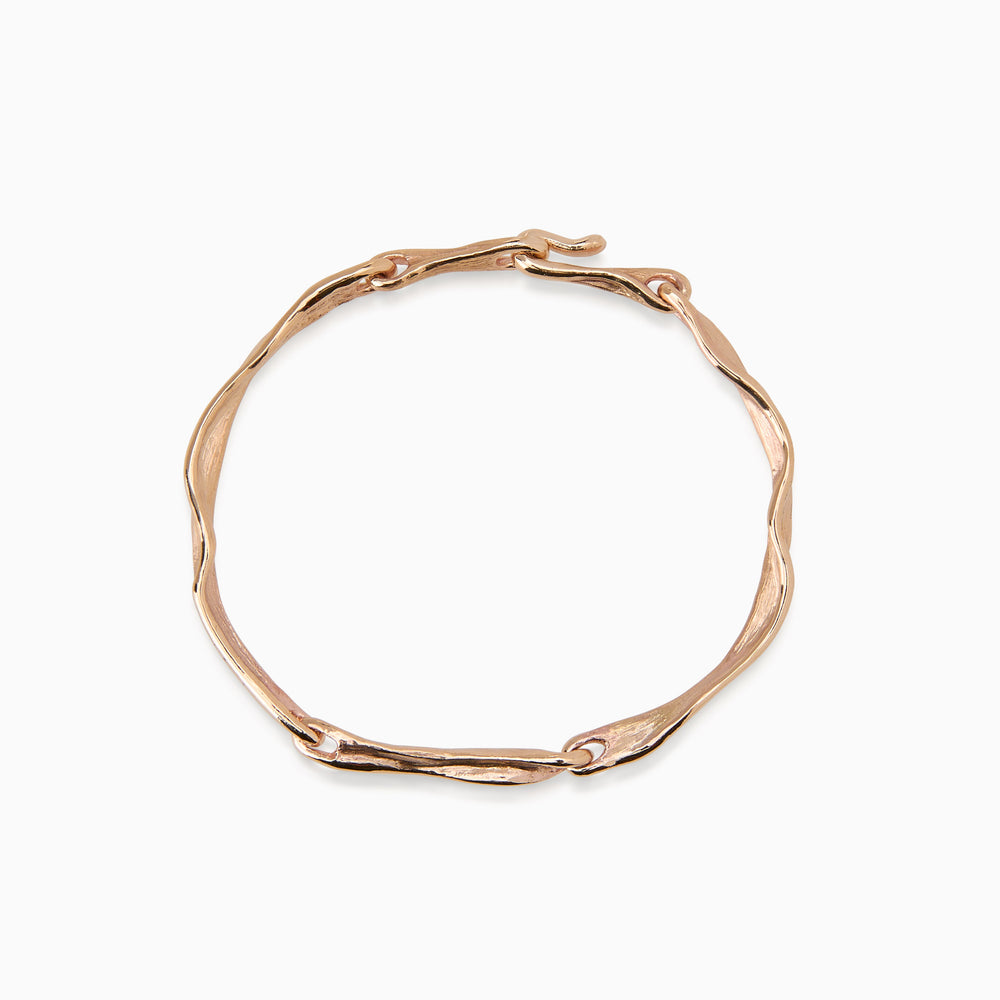 Sculpt Bracelet | Rose Gold