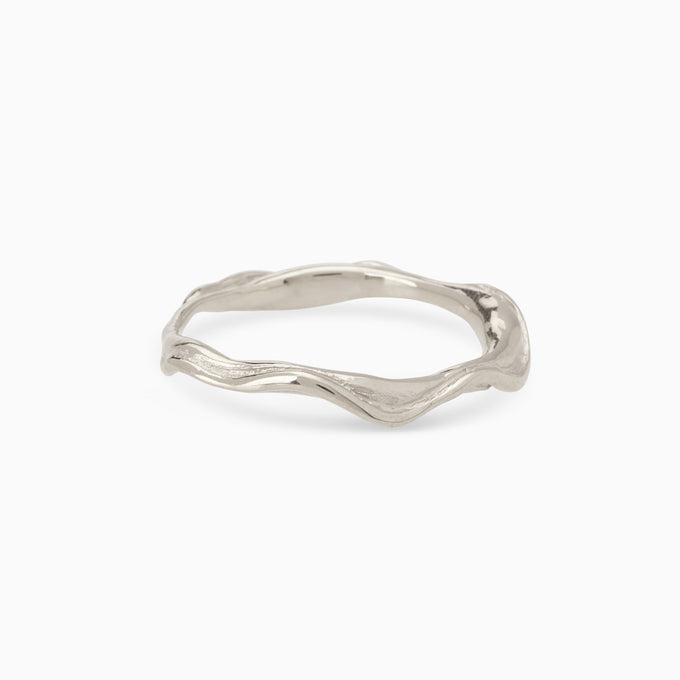 Delicate Sculpt Ring | Silver