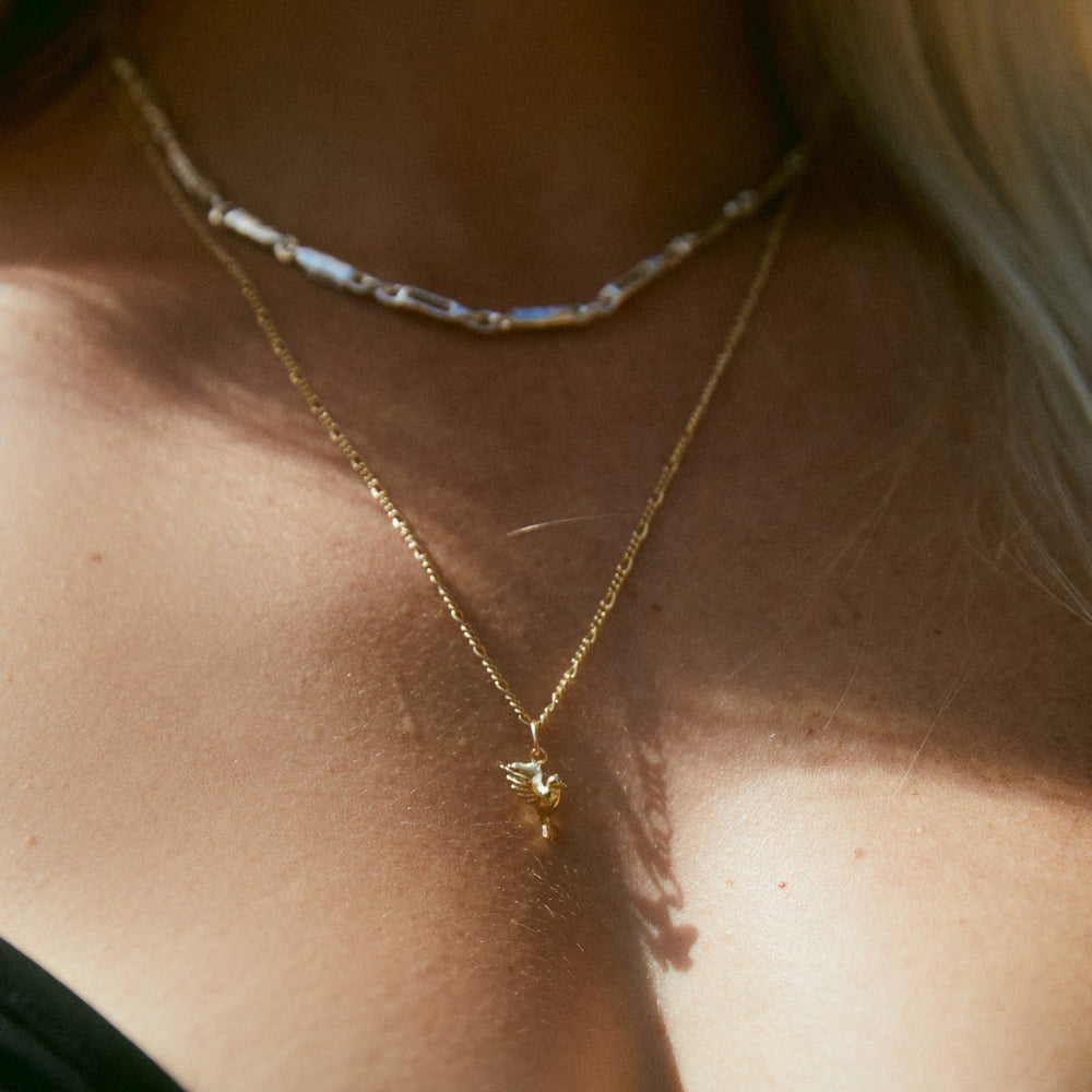 Bluebird Pendant | Yellow Gold