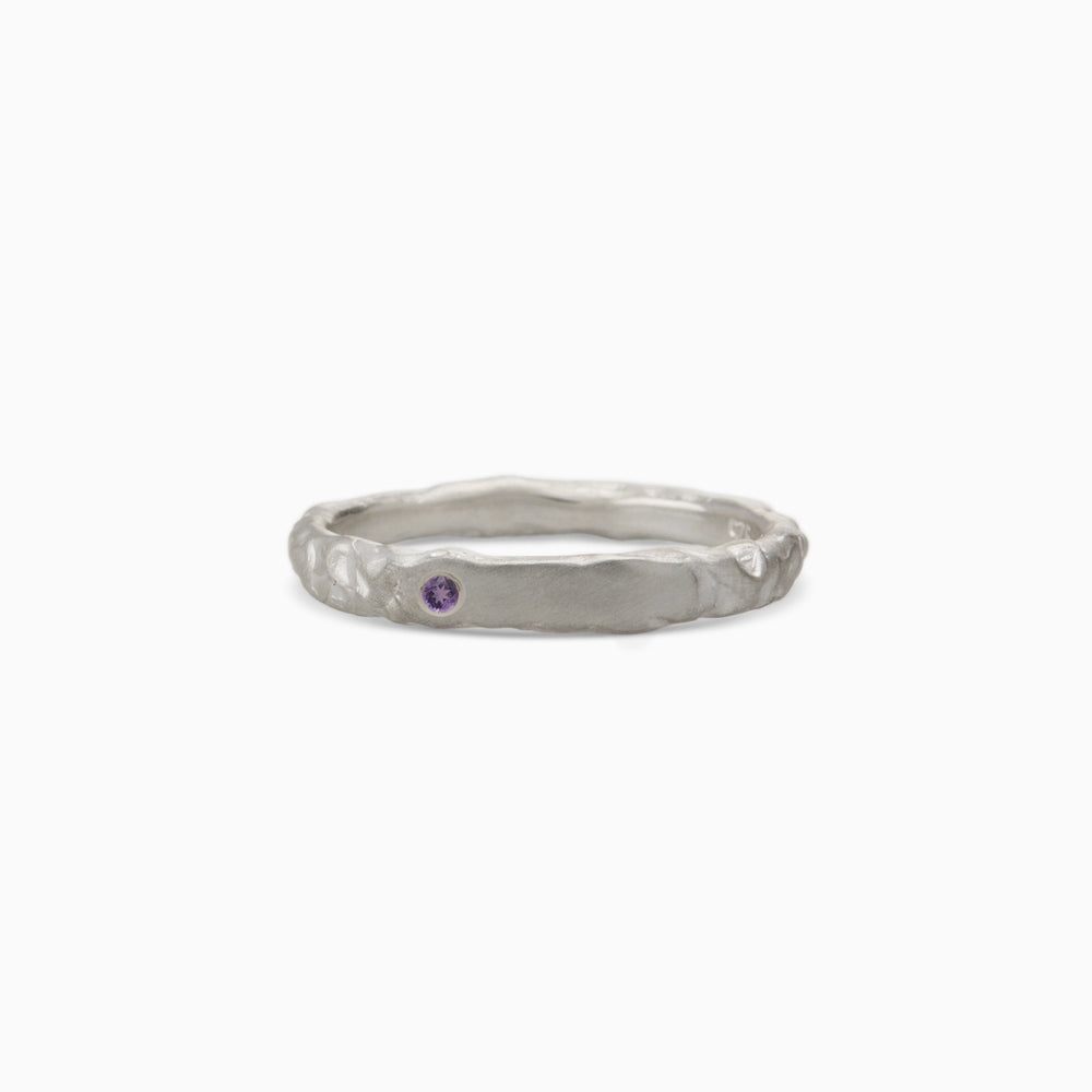 Custom Kindred Ring (Stones & Engraving) | White Gold