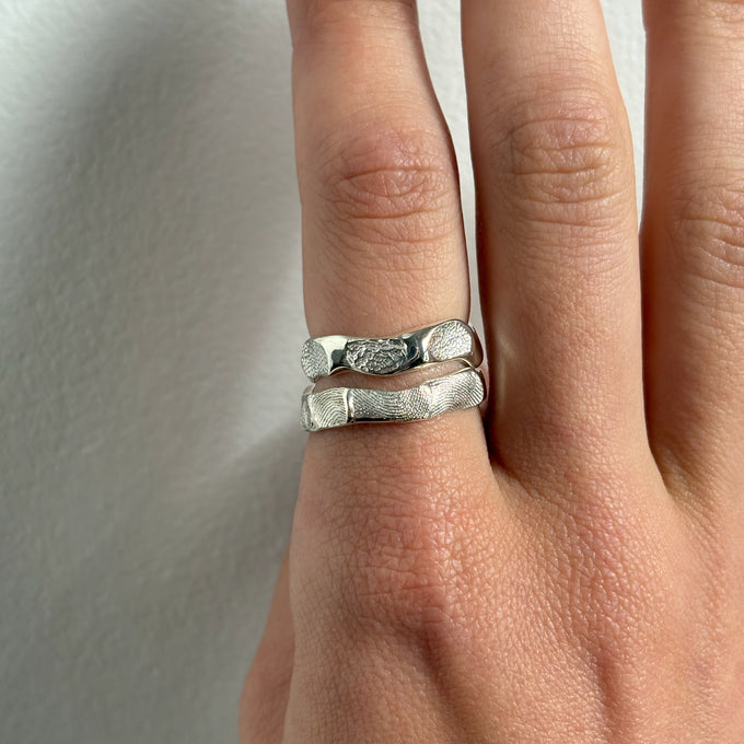 Impression™ Wave Ring | Silver