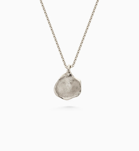 Impression™ Wave Pendant | White Gold