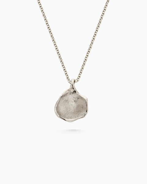 Impression™ Wave Pendant | White Gold