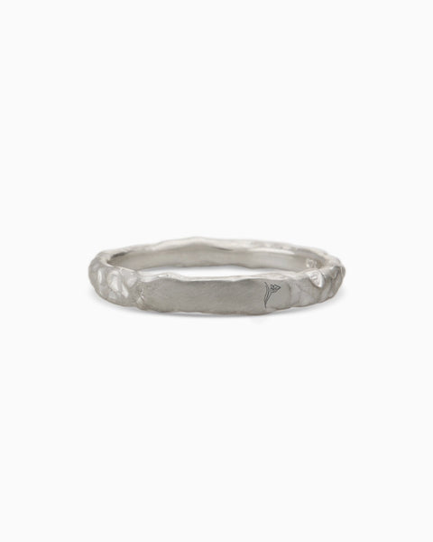 Engraved Kindred Ring | White Gold
