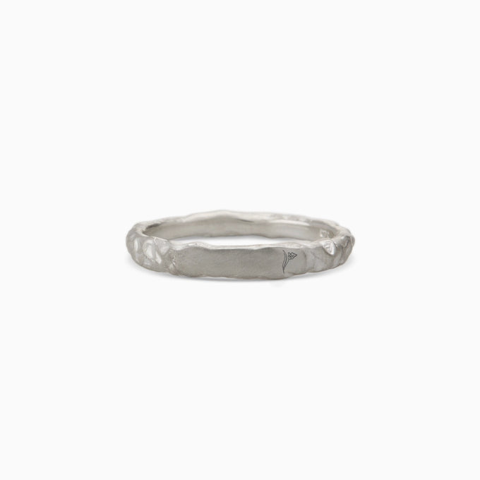 Engraved Kindred Ring | White Gold