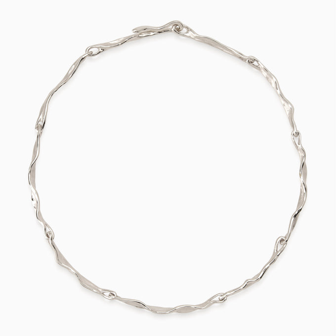 Sculpt Necklace | Silver