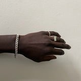Chunky Curb Bracelet | Silver