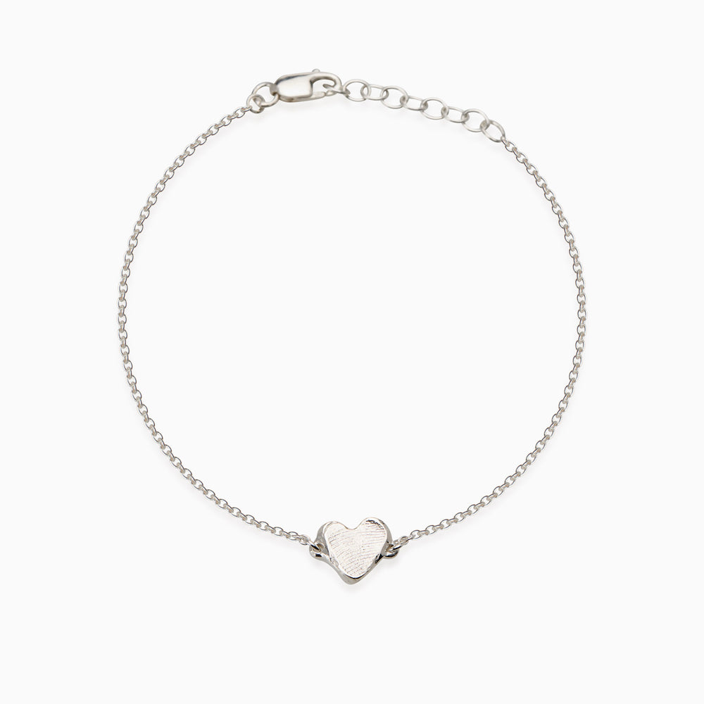 Impression™ Heart Bracelet | Silver