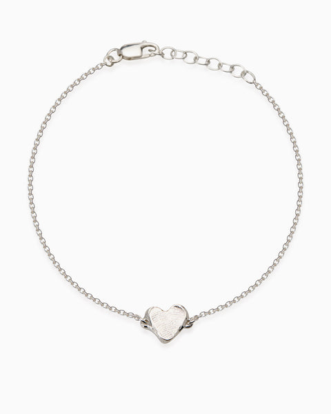 Impression™ Heart Bracelet | Silver