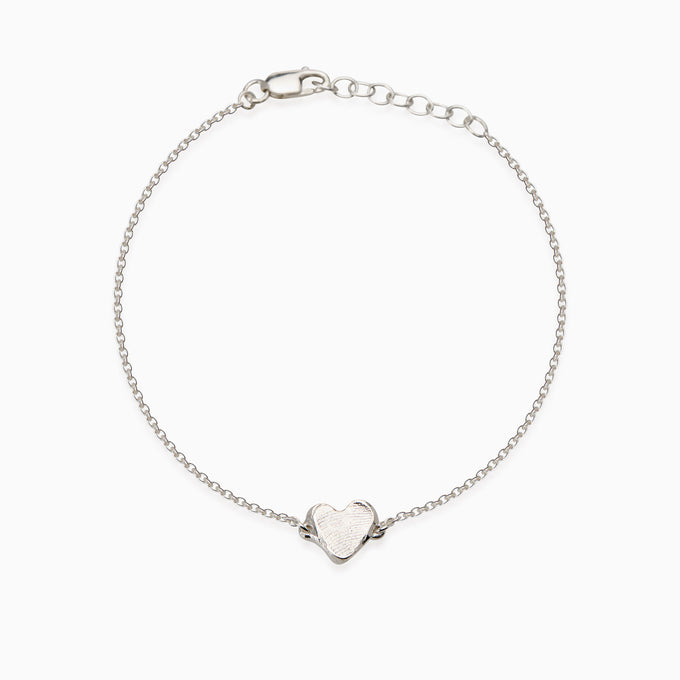 Impression™ Heart Bracelet | Silver