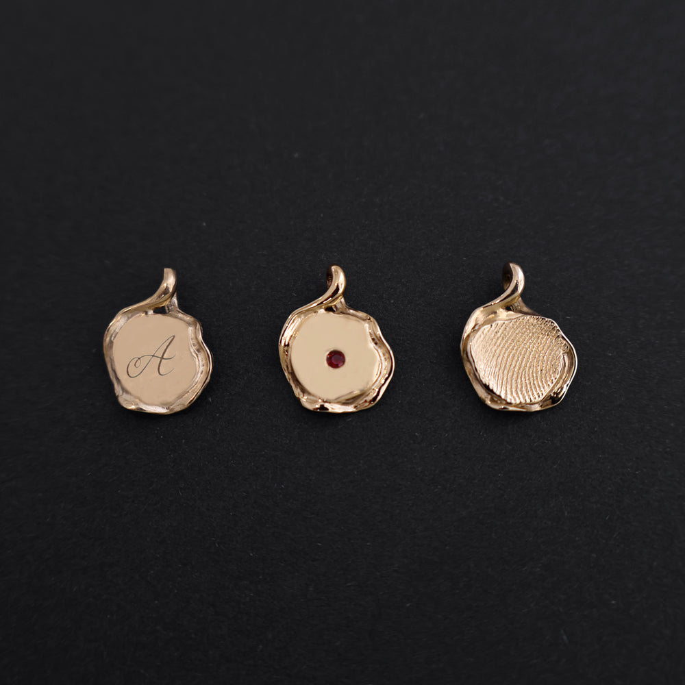 Impression™ Wave Pendant | Yellow Gold