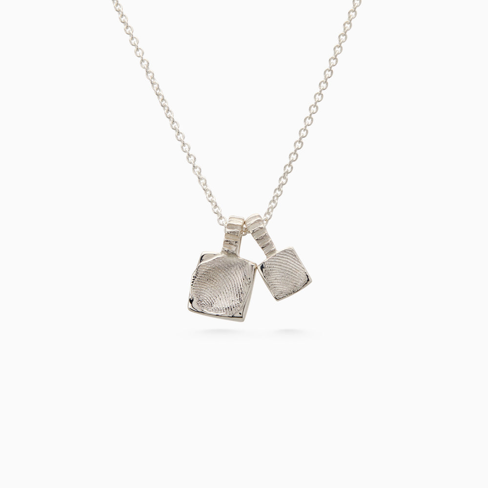 Impression™ Slate Pendant | White Gold