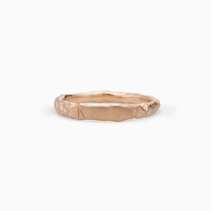 Engraved Kindred Ring | Rose Gold