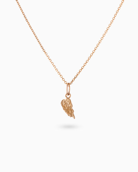 Angel Wing Charm | Rose Gold