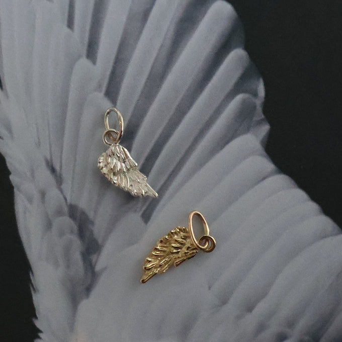 Angel Wing Charm | Silver