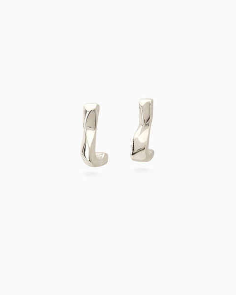 Echo Hoops | Silver