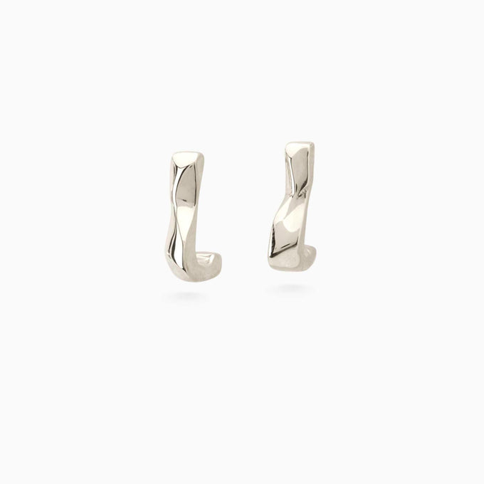 Echo Hoops | Silver