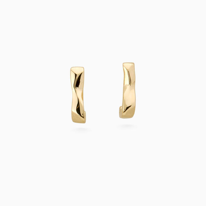 Echo Hoops | Yellow Gold
