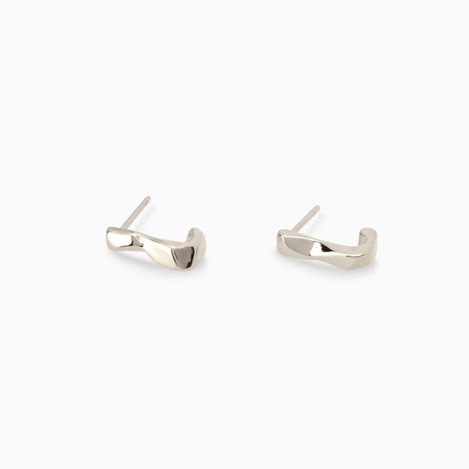 Echo Hoops | Silver
