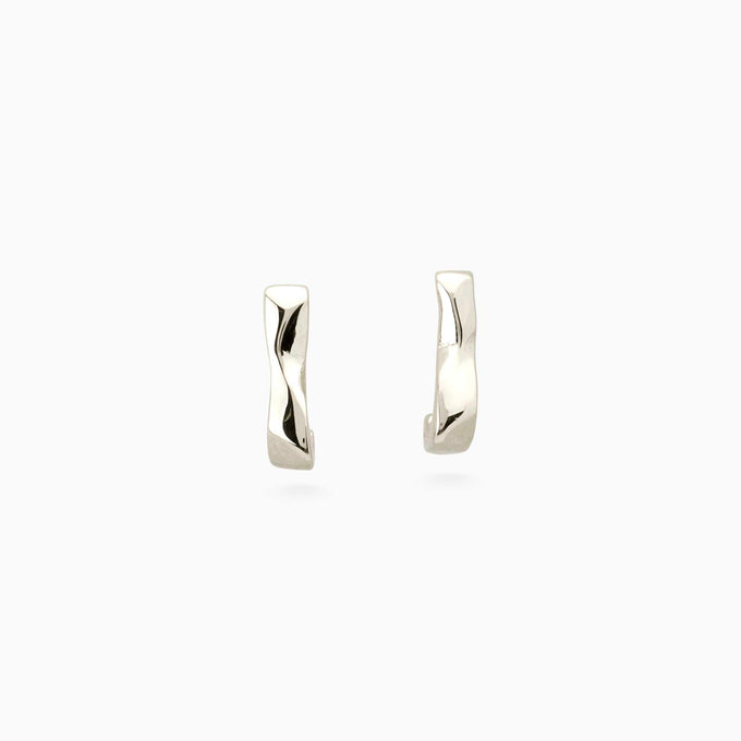 Echo Hoops | Silver