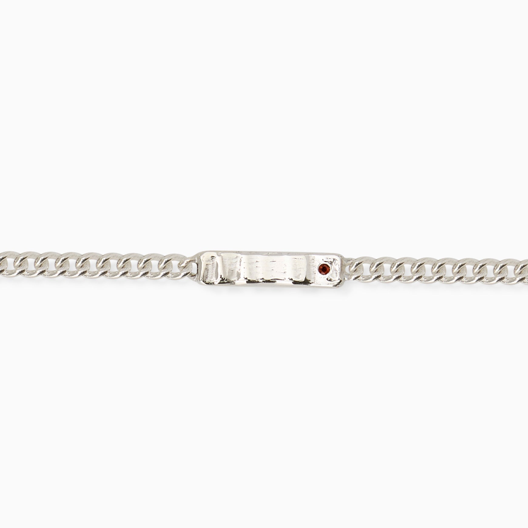 Anvil Tag Stone Bracelet | Silver – Linden Cook Jewellery