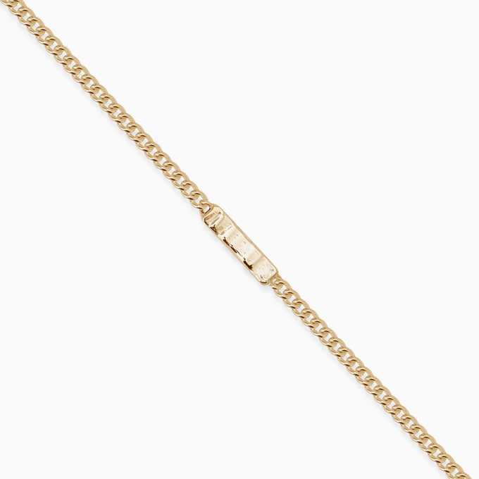 Anvil Tag Custom Bracelet | Yellow Gold