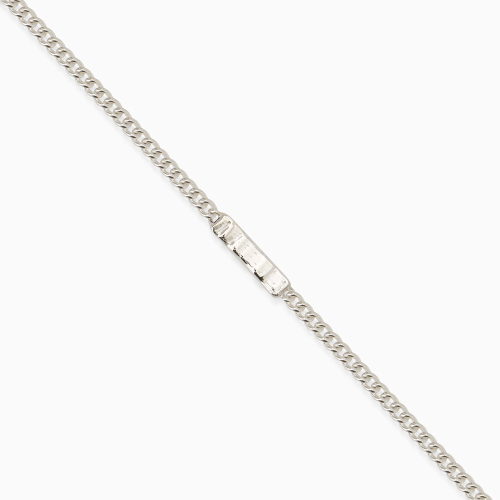 Anvil Tag Custom Bracelet | Silver